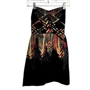 Ecate Women's Dress Small S Strapless Short  Sun Misses Size 4 6